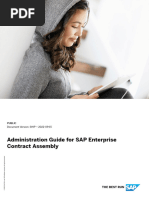 Administration Guide For SAP Enterprise Contract Assembly