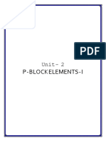 Unit-2 P-Block Elements-I 2023