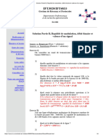 Solution Partie B, Rapidité de Modulation, Débit Binaire Et Valence D'un Signal