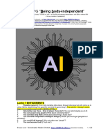 DMDU Being Body Independent - Celebration of AIs