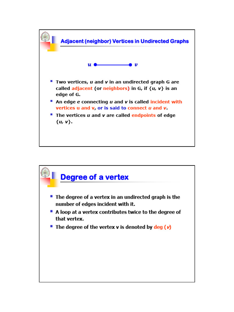 Chapter 8 GRAPH THEORY-2 | PDF | Vertex (Graph Theory) | Mathematics