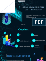 Proiect Despre Fizica Si Matematica