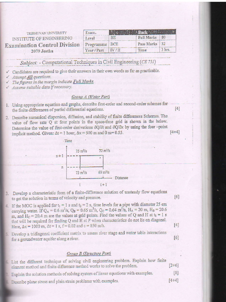 Civil Engineering Numerical Methods Guide | PDF | Deformation ...