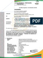 Carta N°040 Remito Informe de Evaluacion de Liquidacion