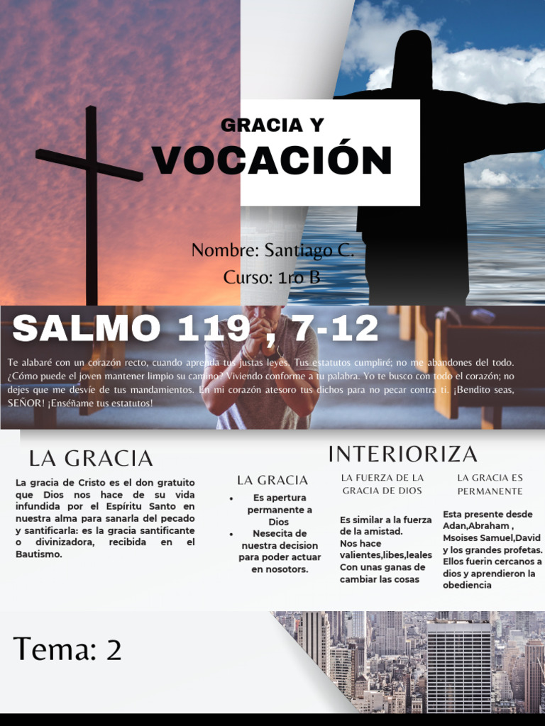 Gracia y Vocación en la Vida Cristiana | PDF | Gracia divina ...
