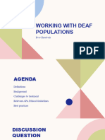 Working With Deaf Populations