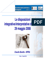 Disposizioni Integrative Interpretative