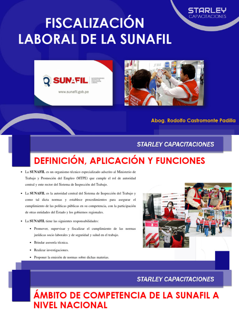 Fiscalización Laboral de SUNAFIL | PDF | Derecho laboral | Regulación