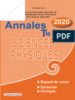 Sciences Physiques Annales