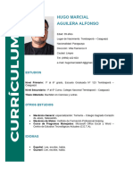 Curriculum, Hugo Marcial Aguilera Alfonso