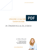 Online Coaching Tanfolyam 25 Osszefoglalas Zaras