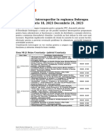 Intreruperi Programate in Zona Dobrogea 18.12.2023 - 24.12.2023