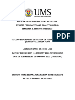 Lab 1 Food Safety