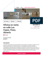 Oficina en Venta en Calle LAS COPAS 0 04869, Almería, FINES - Aliseda Inmobiliaria