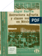 1974 Estructura Agraria y Clases Sociales en México