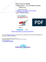 Le Chlorure de Magnesium Un Remede Miracle Meconnu Marie France Muller.24151 - Extrait - de - Lecture