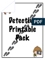 Detective Printable Pack KWG A