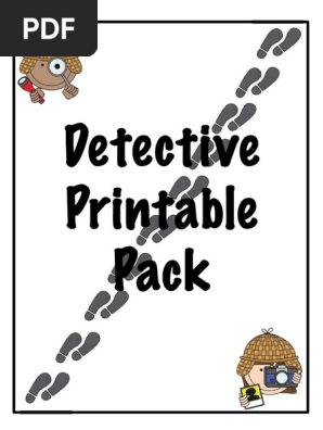 Detective Printable Pack KWG A