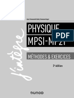 Physique Méthodes Et Exercices MPSI-MP2I - 3e Édition - 2021 (Anne-Emmanuelle Badel, Emmanuel Angot) (PDF) FR