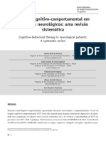 Terapia Cognitivo Comportamental em Pacientes Neurologicos Uma Revisao Sistematica