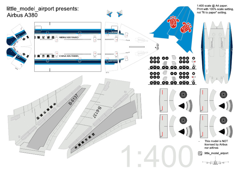 400scale a380 china southern pdf