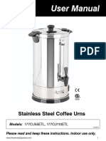 Southern Events Coffee Maker User Manual