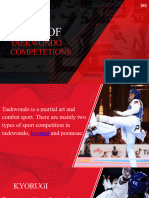 Types of TKD Competitions