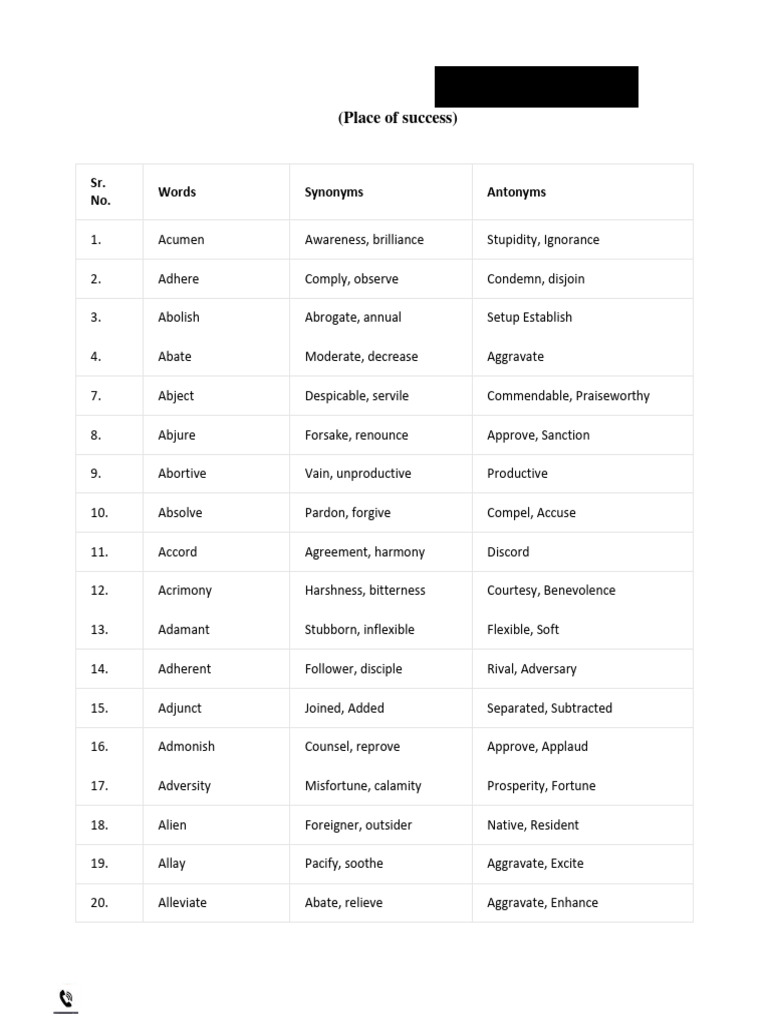 27 synonyms antonyms 01 pdf ethical principles