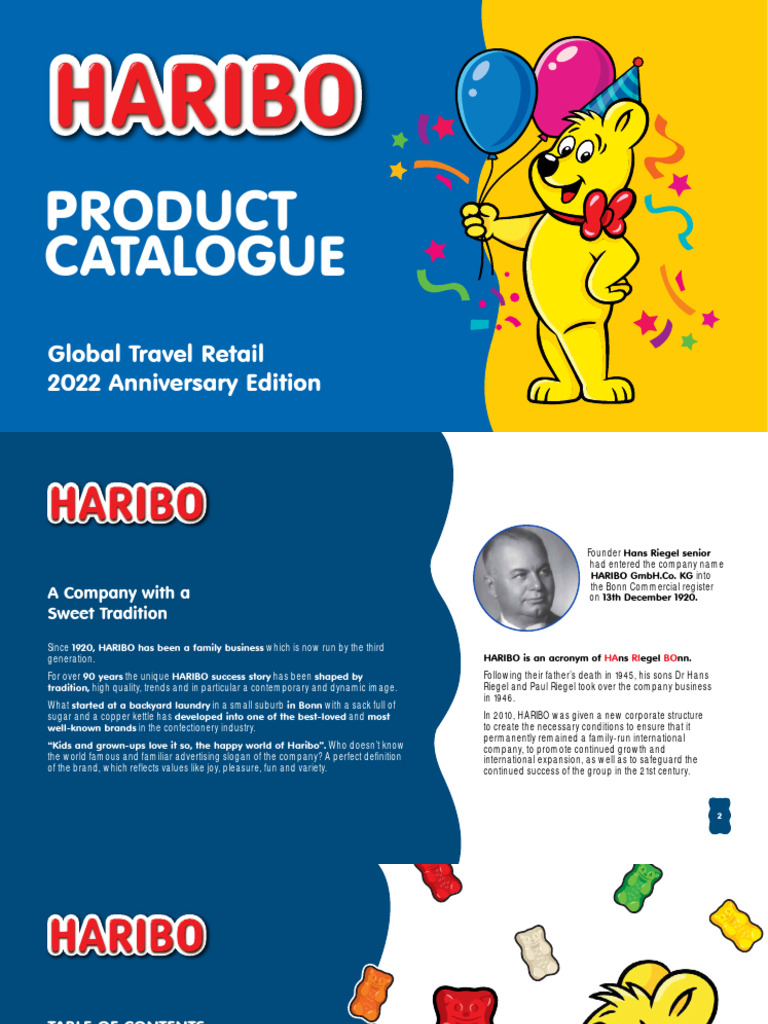 Haribo Global Travel Retail Catalogue 2022 | PDF | Confectionery | Food ...