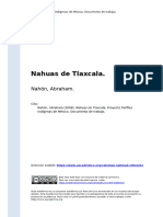 Nahón, Abraham (2008). Nahuas de Tlaxcala