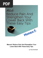 Williams Flexion Exercises | PDF | Low Back Pain | Back Pain