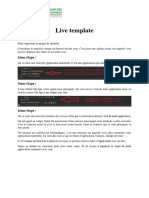 Live Template