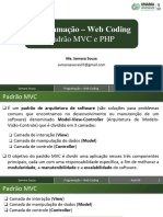 Aula 07 - Padrão MVC e PHP