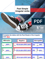 Past Simple - Irregular Verbs