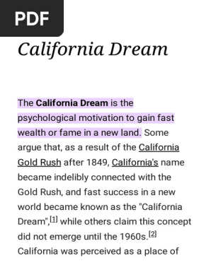 California Dream - Wikipedia