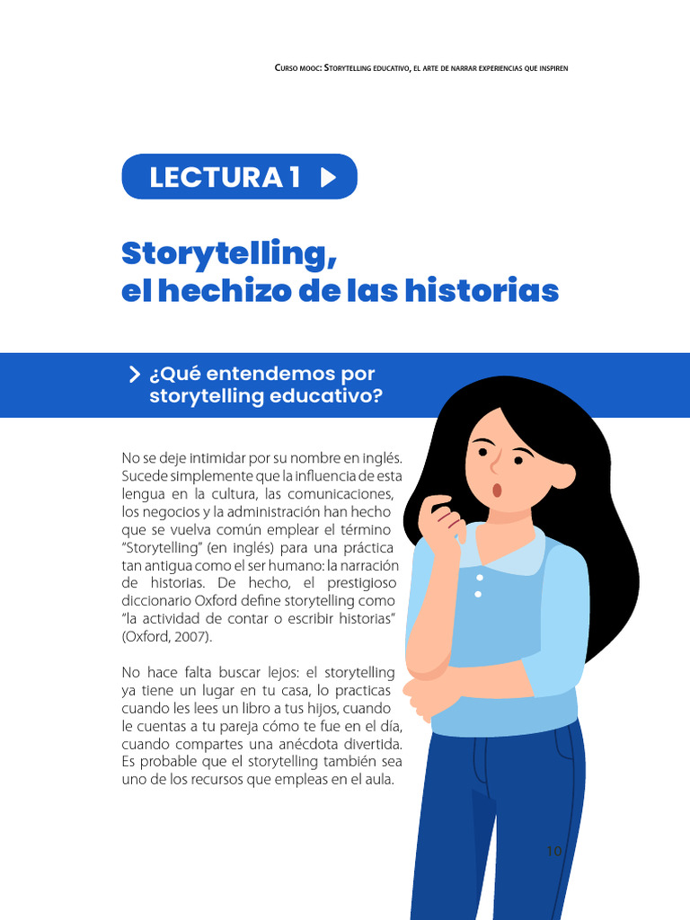 Storytelling3 Lectura 1 Storytelling El Hechizo de Las Historias | PDF ...