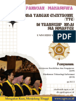 Panduan Tanda Tangan Elektronik (TTE) Di Transkrip Nilai SIA SIMASTER-Mahasiswa V.2