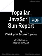 Topalian JavaScript Sun Report 002 by Christopher Topalian