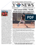 MSBL World Series Daily News - Oct 17 2011