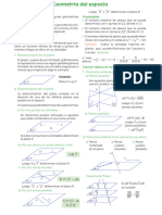 Geometria Del Espacio