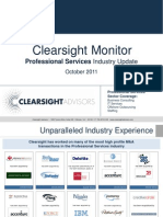 Clearsight Monitor - Professional Services Industry Update 