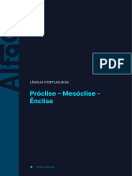 Próclise - Mesóclise - Ênclise: Língua Portuguesa