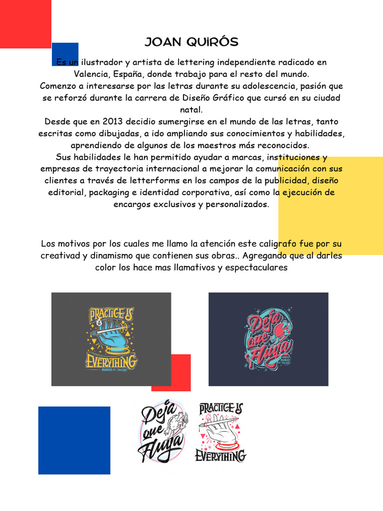 Ilustradores y su impacto en el lettering | PDF | Diseño | Diseño gráfico
