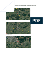 Mapeamento e levantamento estatístico dos campos de concentração existentes na Europa