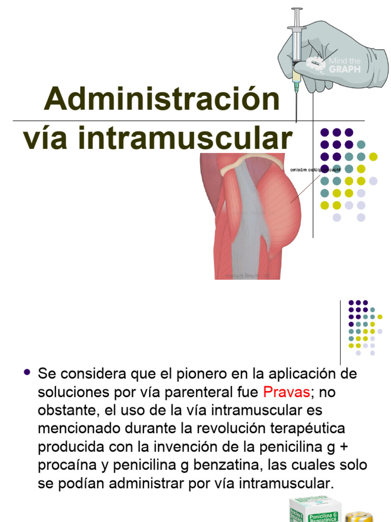 Administracion Via IM | PDF | Inyección (medicina) | Medicamentos con ...