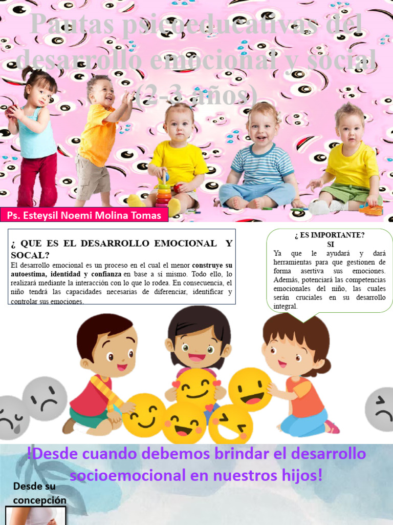 Desarrollo emocional en niños de 2-3 años | PDF | Las emociones | Adultos