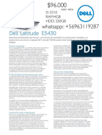 Dell Latitude E5430 PDF