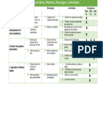 Matriz de Metas