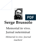 Serge Brussolo - Jurnal neterminat. Memoriile lui Vivo 2.0 ˙{Horror}