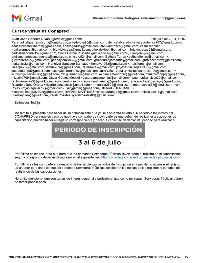 MESA DE AYUDA FORMACIONVIRTUAL GMAIL visual data 2